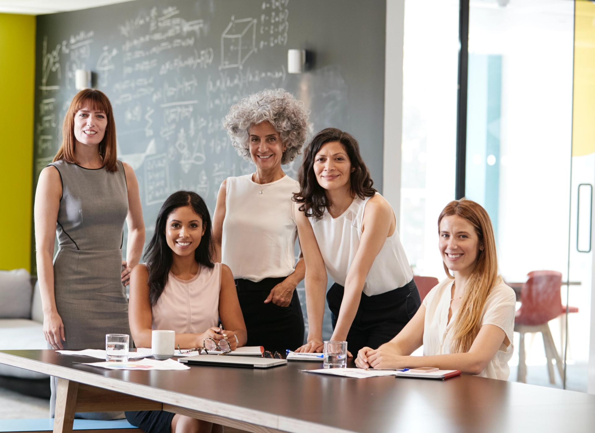 group of women at a table